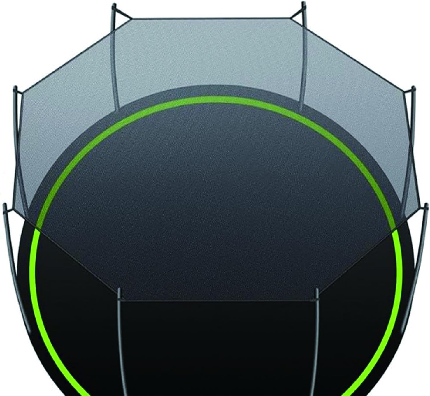 Trampoline Shade Cover Only Trampoline Awning Ceiling Black Rainproof Trampoline Sun Protection Cover Trampolines Canopy image number 1