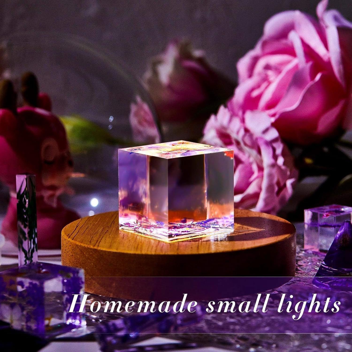 15 Pieces Crystal Resin Molds Pendulum Crystal Molds Include Pyramid Silicone Resin Mold, round Cone Resin Mold, Sphere, Triangular Cone, Multi-Facet Gemstone Cube Resin Mold for Jewelry Making image number 2