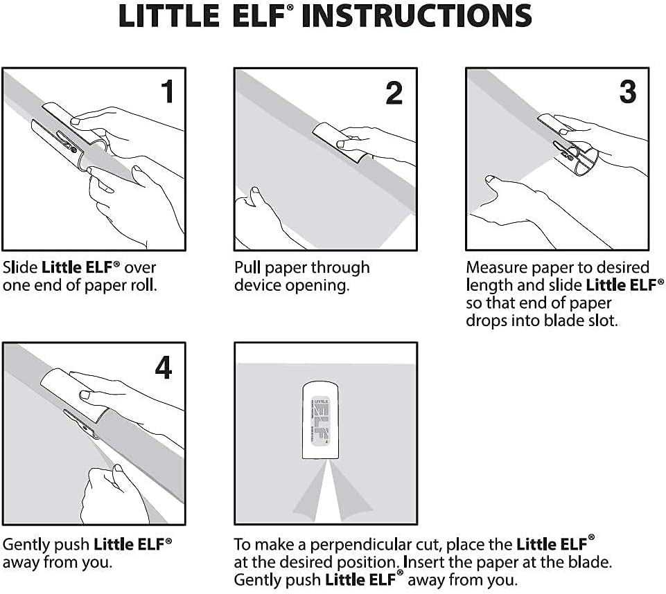 Little ELF the Original &reg; Gift Wrap Cutter (2-Pack) image number 6
