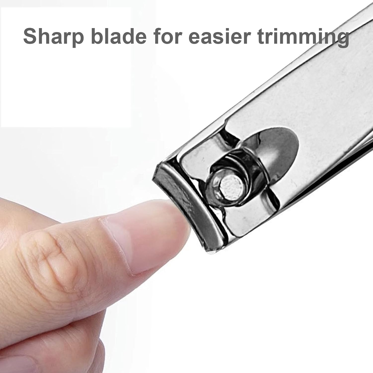 Individually Wrapped Nail Clippers in Bulk Stainless Steel Fingernail Clippers Bulk, Sturdy Thick Toenail Clippers Mini Men Women Nail Tip Cutter Trimmer for Homeless, Travel, Hotel (2 Inch 50Count) image number 3