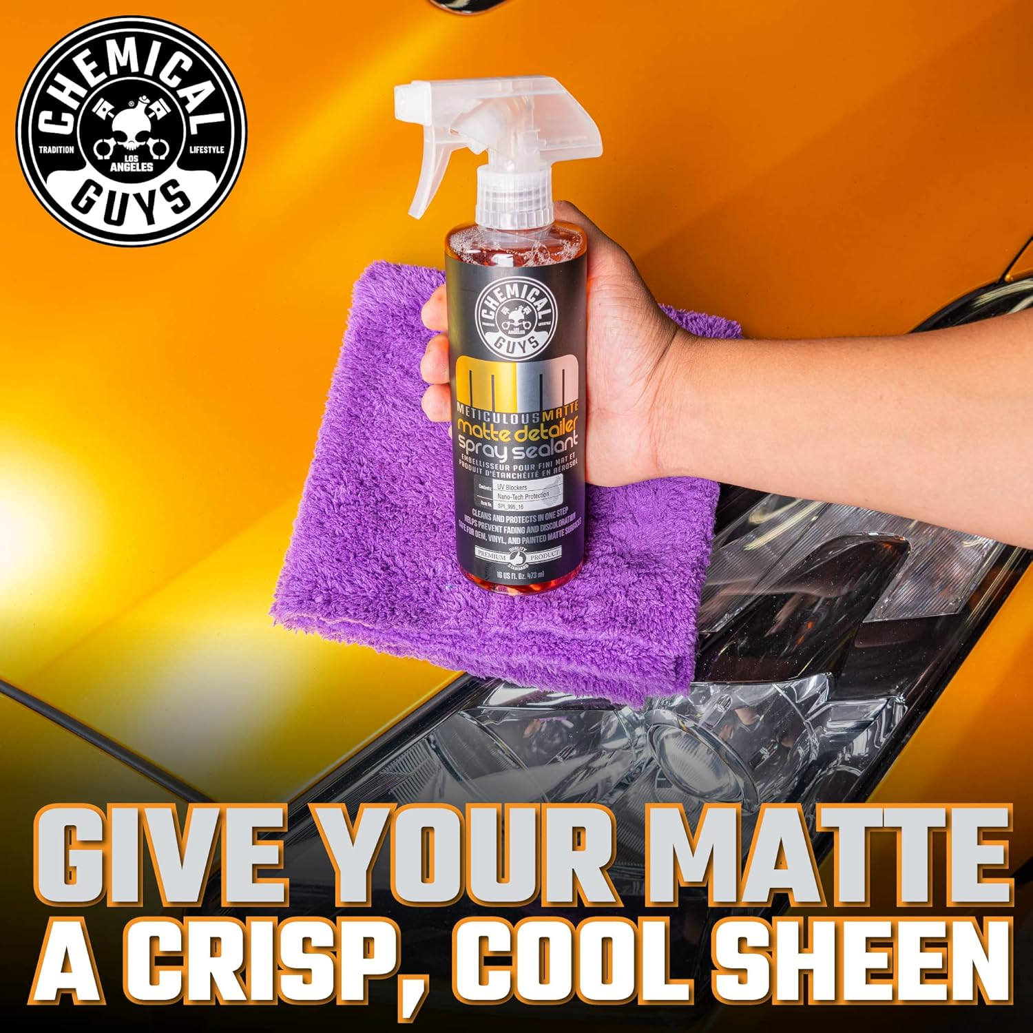 Chemical Guys SPI_995_16 Meticulous Matte Detailer and Spray Sealant (16 Oz) image number 4