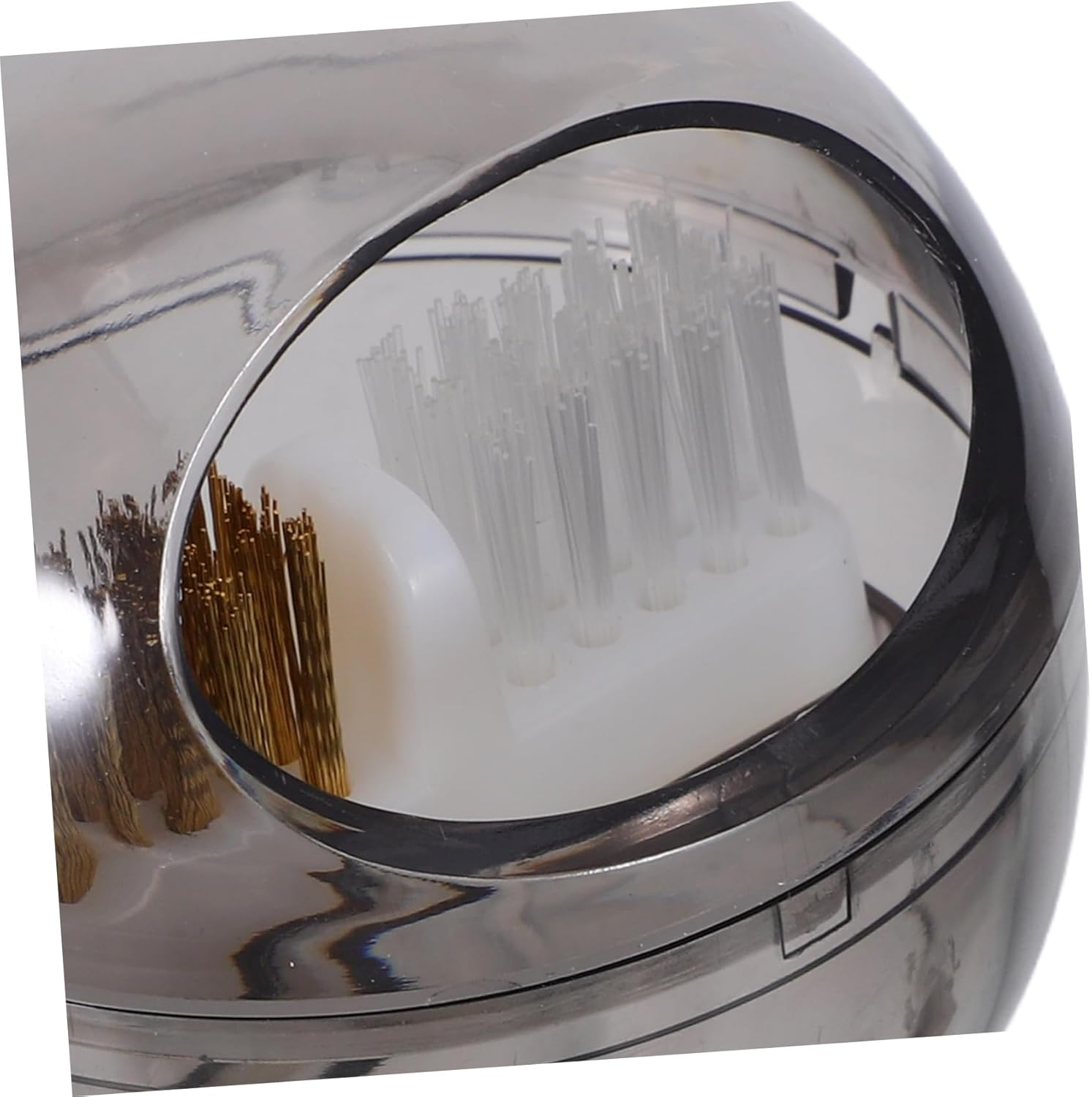 CALLARON Nail Tool Cleaner Brush with Dual Purpose and Bristles Protective Case for Nail Drill Bit Cleaning Compatibility for Professional image number 6