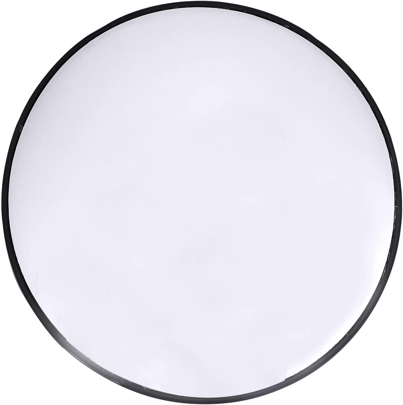 Dovhmoh 30Cm Wide Angle Security Road Mirror Curved for Indoor Burglar Outdoor Safurance Roadway Signal Convex Mirror(Black) image number 2