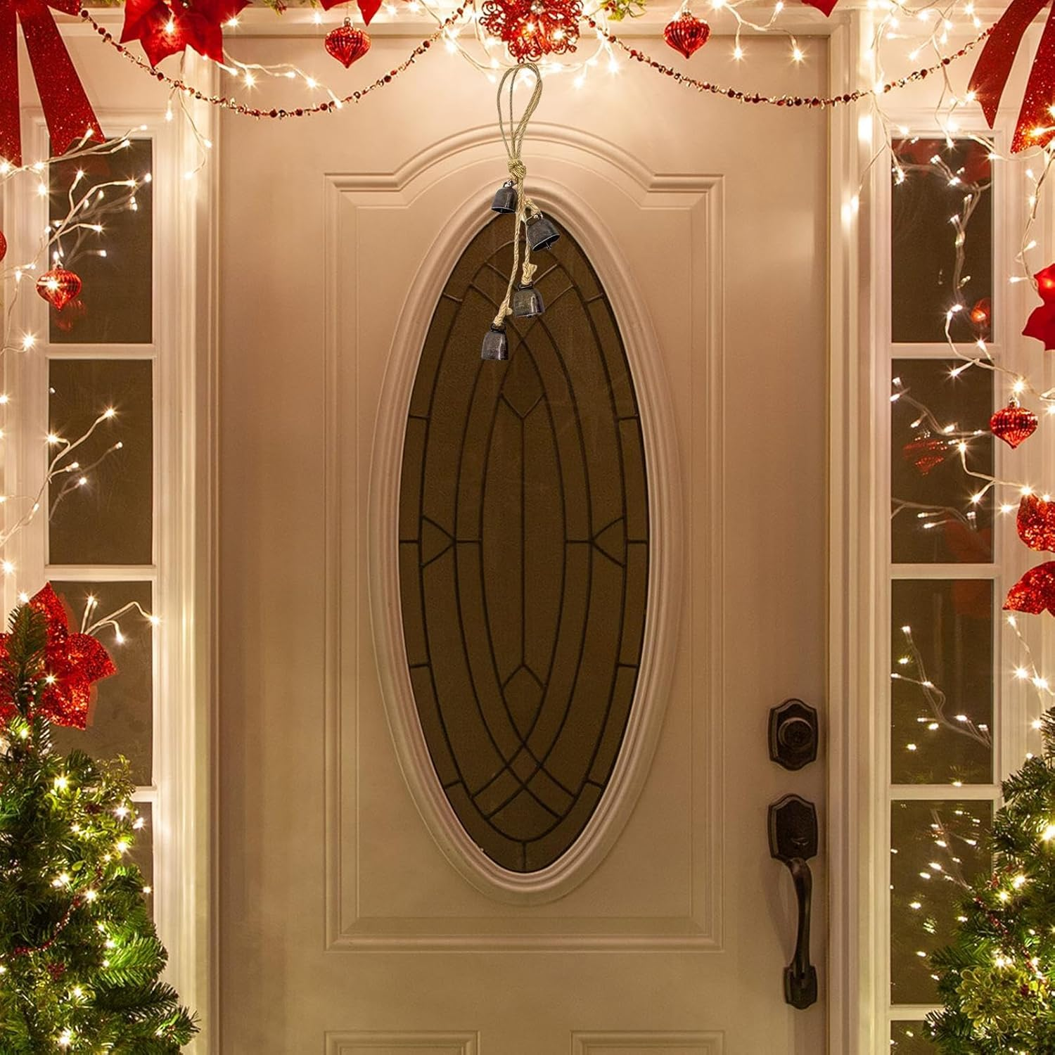 Grazing Bell, Christmas Tree Bell String, Cow Horse Sheep Grazing Bells with Rope, Small Iron Bells, Cattle Goat Farm Loud Bell for Animals image number 2