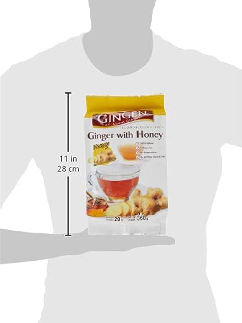 Gingen Instant Ginger Tea with Honey 18G*20 (20 Teabags) image number 5