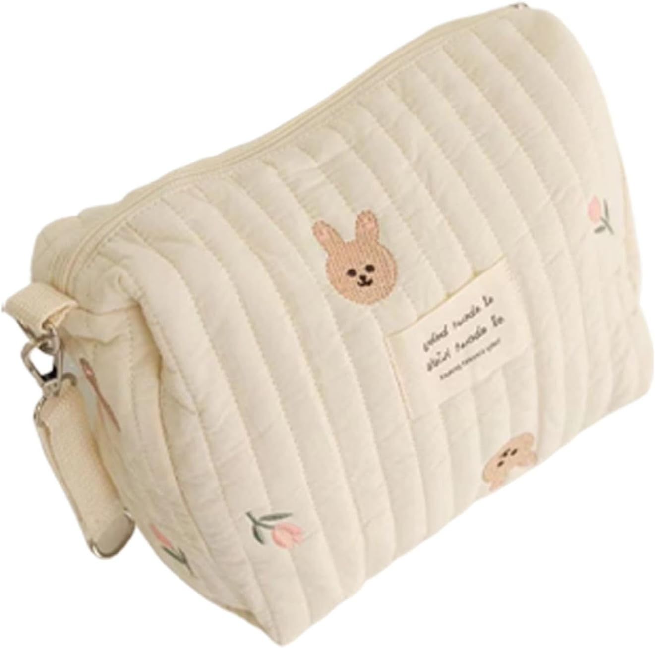 Toddler Diaper Bag, Spacious Portable Nappy Pouch, 9.84 X 6.69 X 3.94 Inches Convenient Compact Sturdy Baby Stroller Diaper Storage Organizer for Outdoor Shopping and Travel image number 3