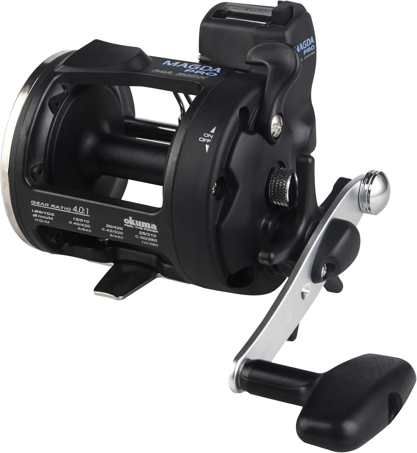 Okuma Magda Pro Line Counter Levelwind Trolling Reel image number 2