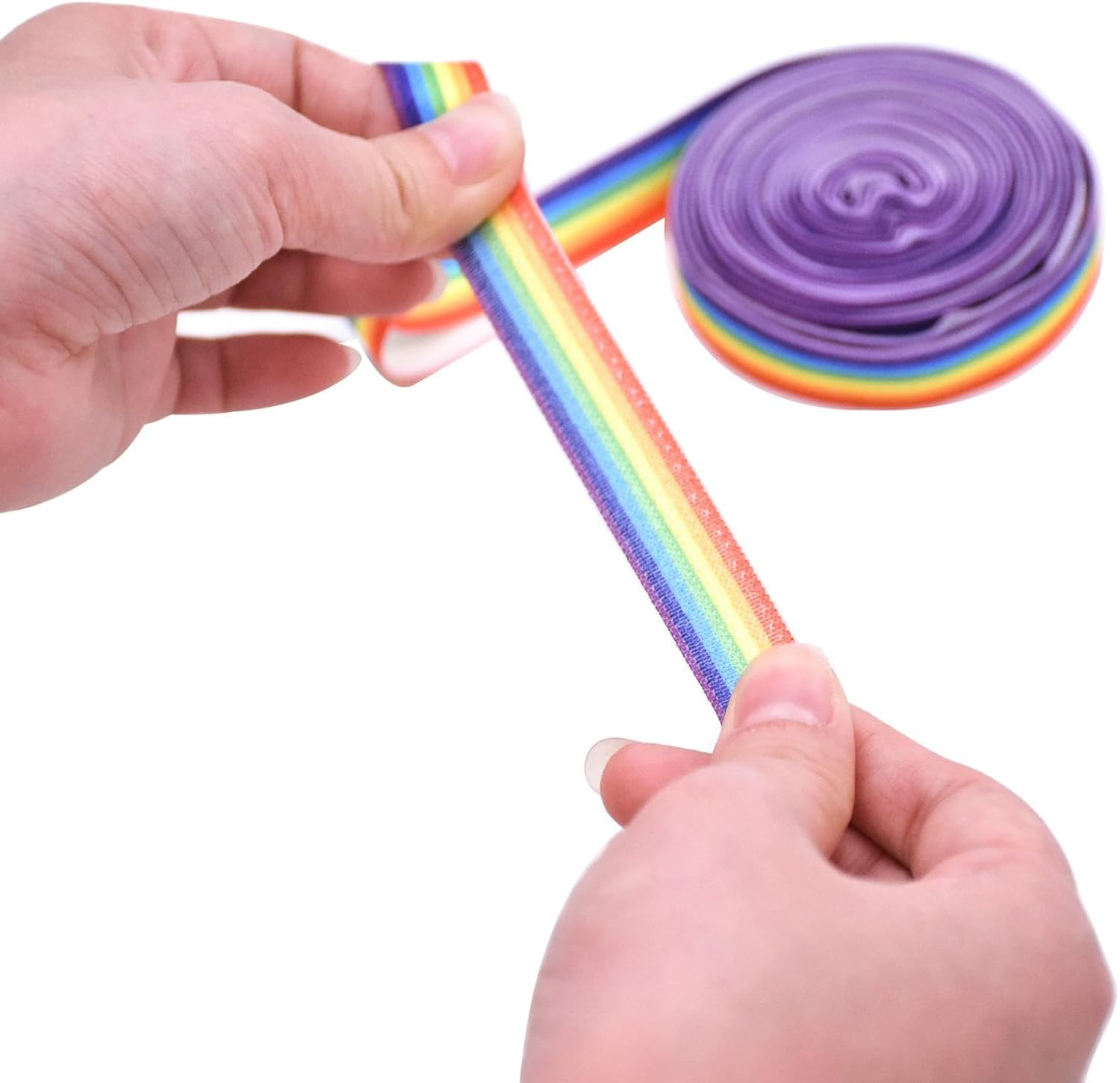 Ｓｉｍｈｏａ Kids Chinese Jump Rope Skipping Rope Girls Games Jumping Rope Group Long Jump Rope for Sports Outdoor Indoor - Gradient Color image number 4