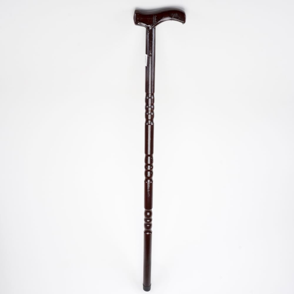 1St Care Brown Wooden Walking Stick, 90 Cm Length image number 5