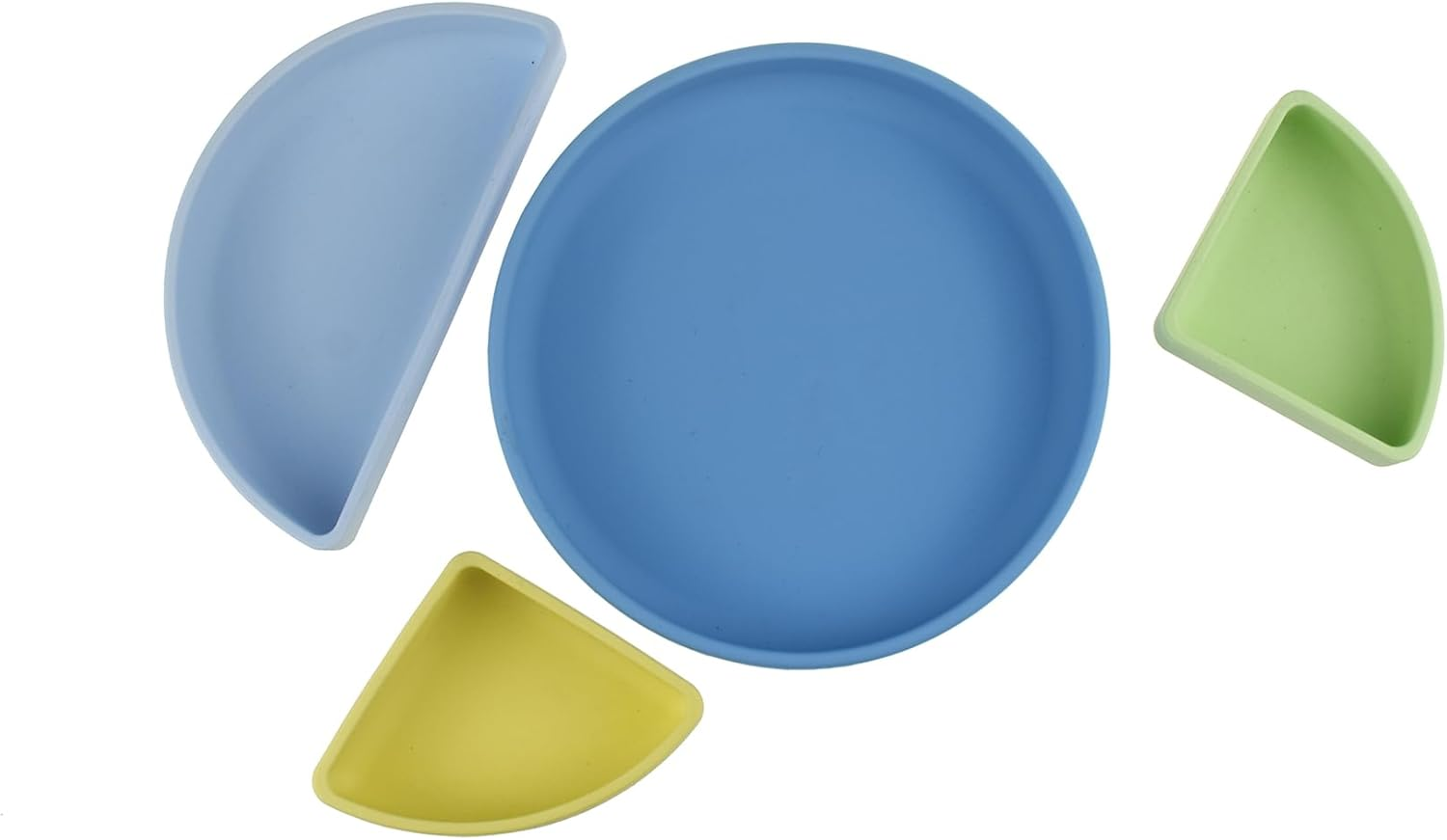 Koala Dream Parting Plates 4-Piece Silicone Set | Bpa-Free, Toddler Feeding, Non-Slip, Dishwasher Safe image number 1