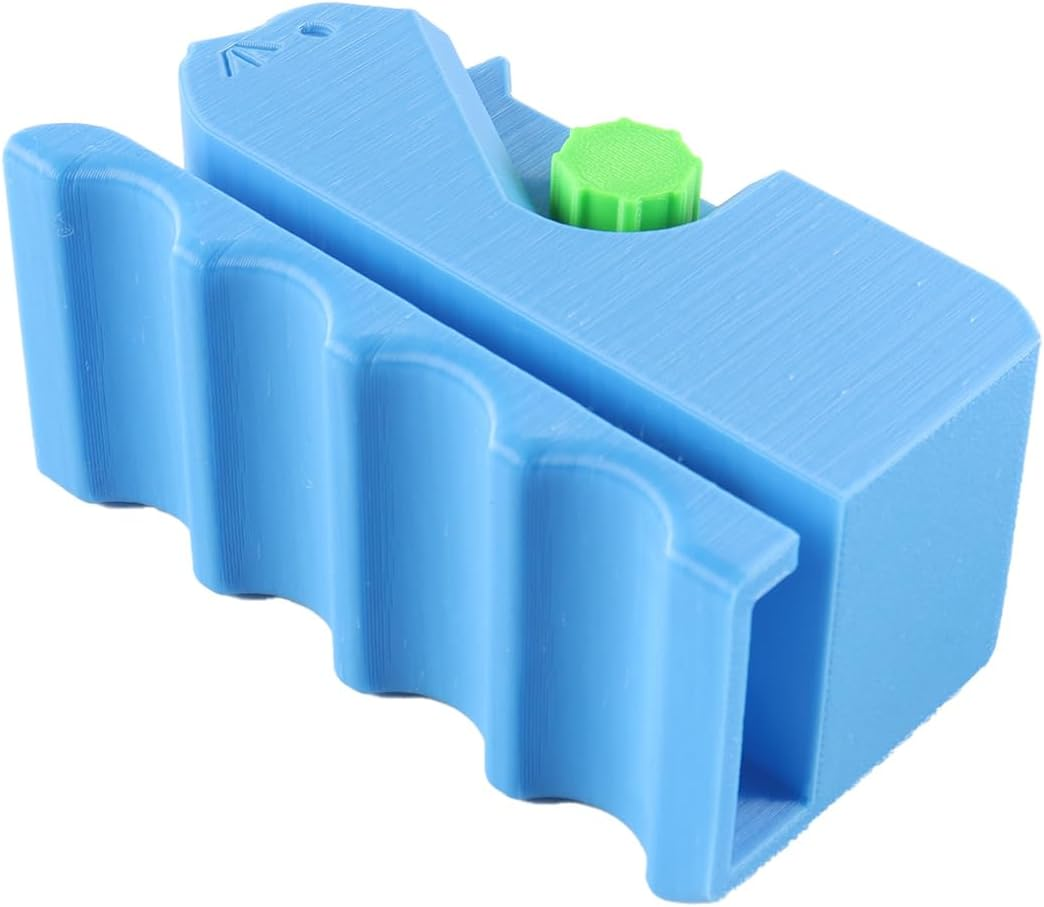 Enwye 3D Printed Cardboard Cutter, Cat Scratch Cutter, DIY Cat Scratching Tool, Recycled Cardboard (Blue)