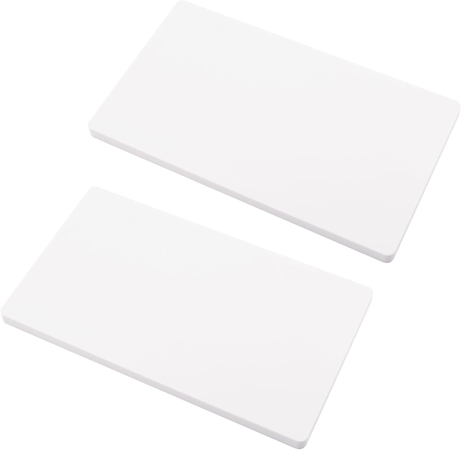 UFURMATE White Blank Cover Wall Plate, 2PCS Plastic Screwless Wall Hole Plate 2-Gang Blank Device Outlet Cover Electrical Covers for Unused Outlets or Switches (189 * 110Mm) image number 3