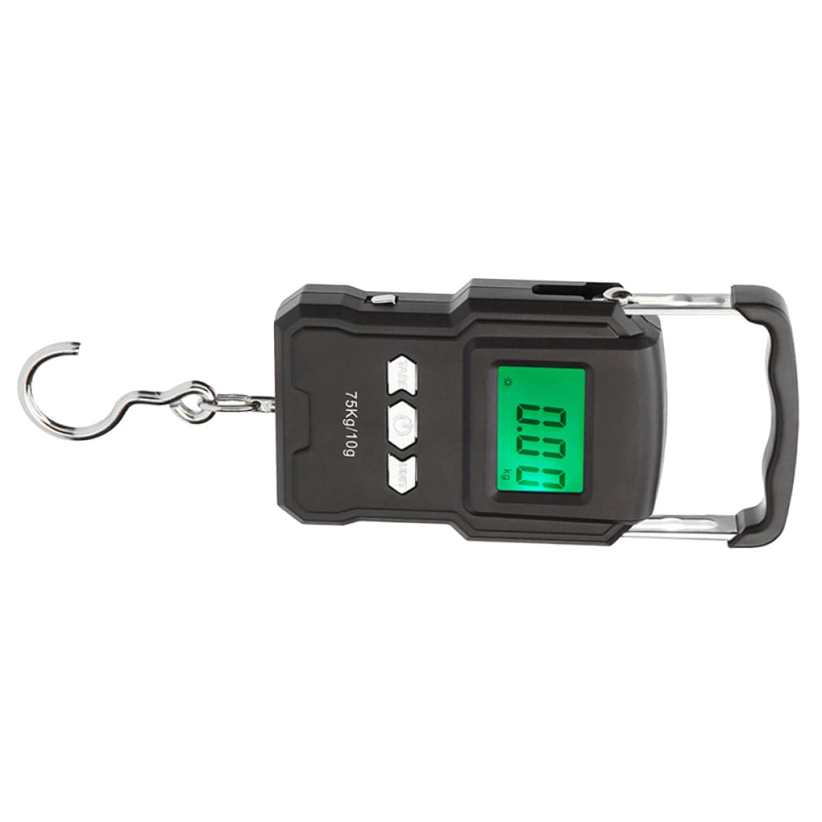 BESPORTBLE Digital Handheld Luggage Scale 75Kg Capacity with Hanging Hook and LCD Display Portable Weighing Scale for Travel Suitcases and Fishing Gear image number 1