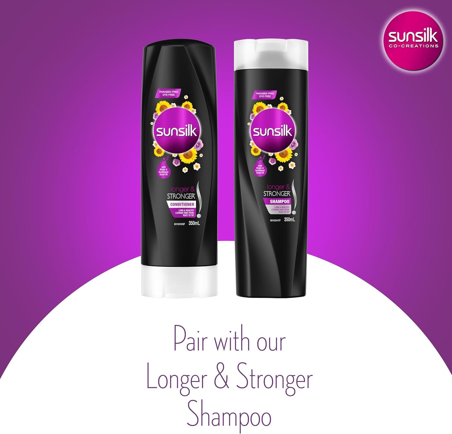 Sunsilk Longer & Stronger* Conditioner 350 Ml image number 3