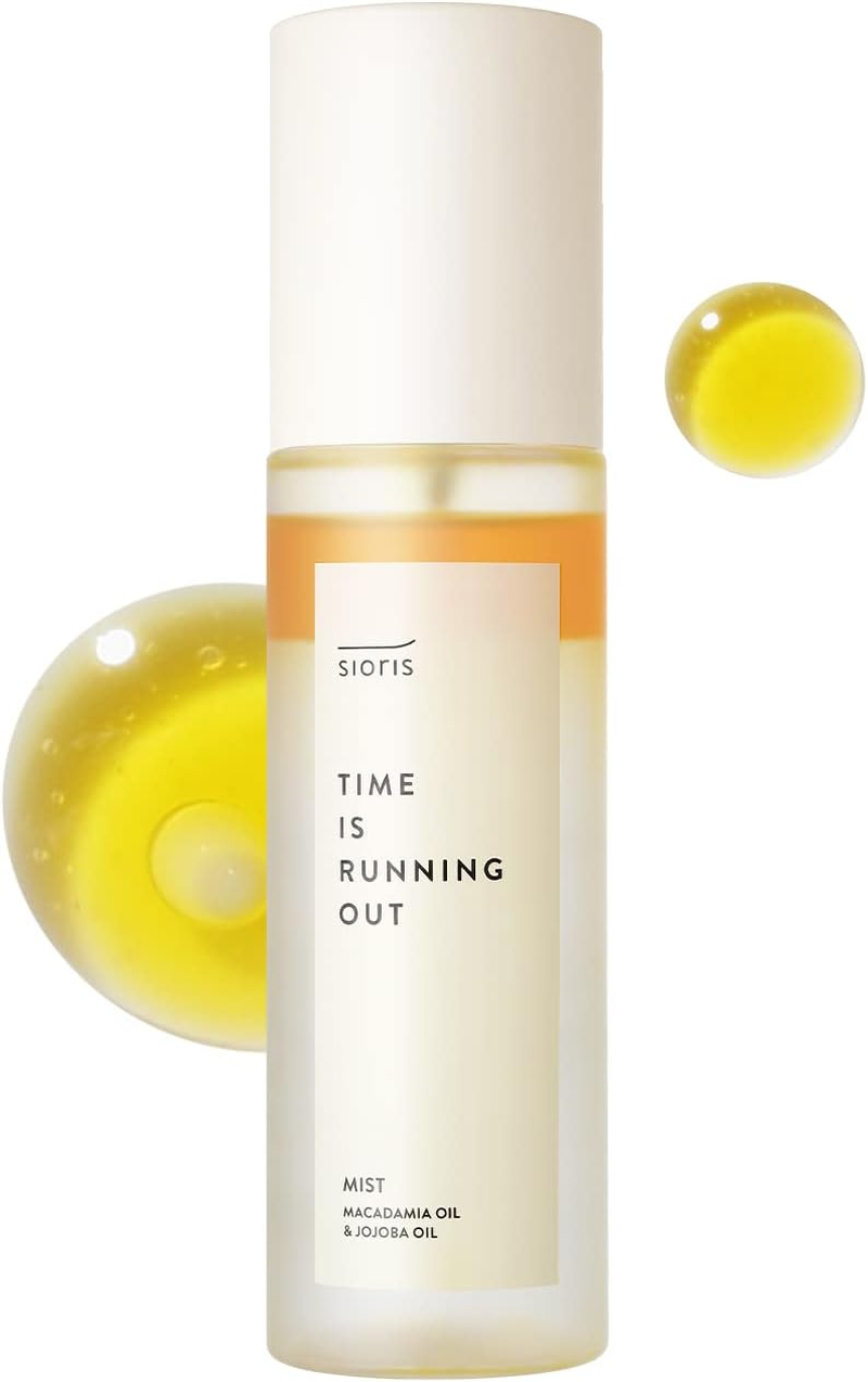 Sioris Time Is Running Out Mist (Organic, Vegan), Glass Skin Face Mist for Sensitive Skin, Jojoba Oil for Moisture Lock, Enriched Citrus Water Rejuvenates Glass Veil Finish image number 4
