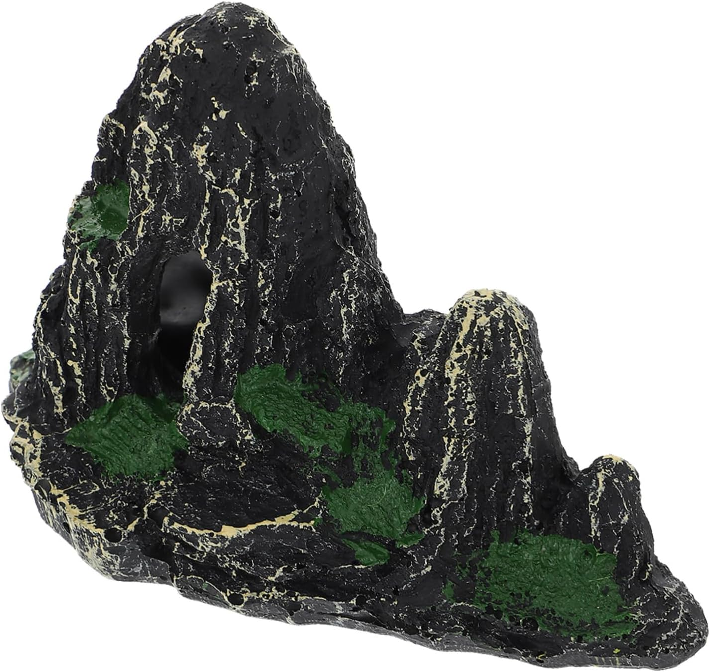 FIXOSHEE Artificial Rockery Ornament Simulation Hill Aquarium Decoration Resin Fish Tank Landscaping Statue for Aquatic Pets Aquarium Scenery image number 2