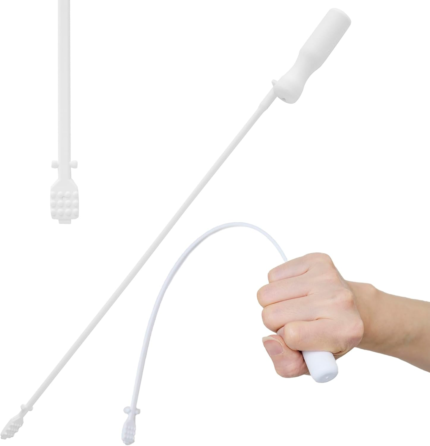 Xenoz Cast Scratcher for Arm & Leg &ndash; under Cast Itch Relief Tool for Kids & Adults &ndash; Broken Arm Must Have Gift &ndash; Made in Korea image number 5