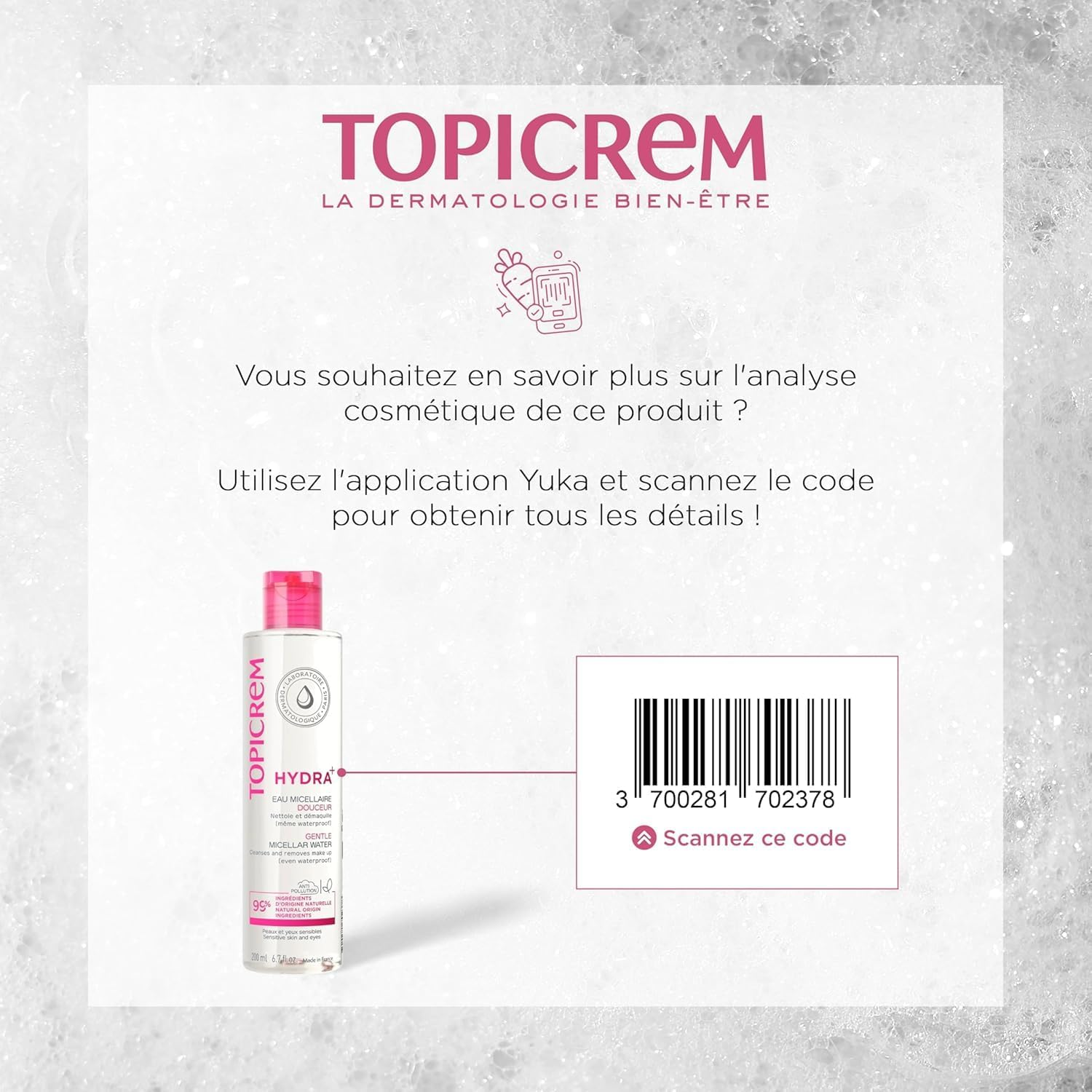 Topicrem Face Makeup Remover 400Ml image number 5