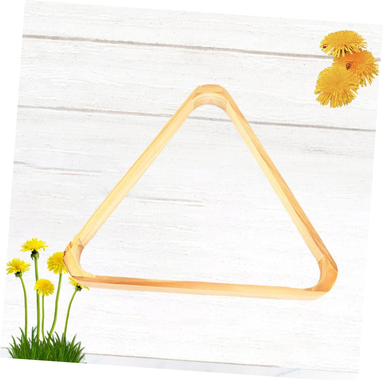 BRIGHTFUFU Snooker Pool Table Triangle Rack Wood Billiard Rack Billiard Triangle Frame for Pool Games image number 5