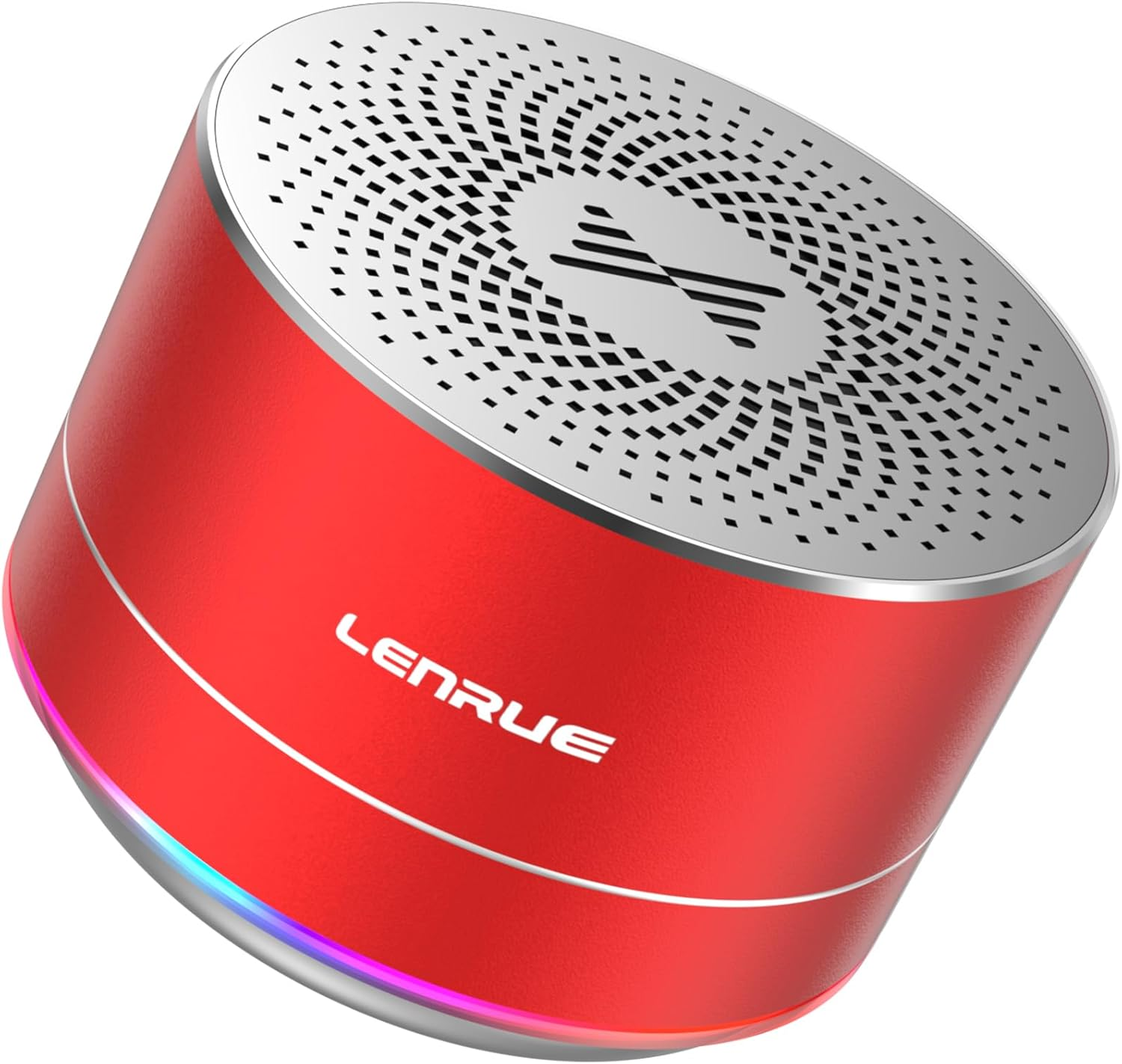 LENRUE Portable Wireless Bluetooth Speaker with Built-In-Mic,Handsfree Call,Aux Line,Hd Sound and Bass for Iphone Ipad Android Smartphone and More (Pink+Case)