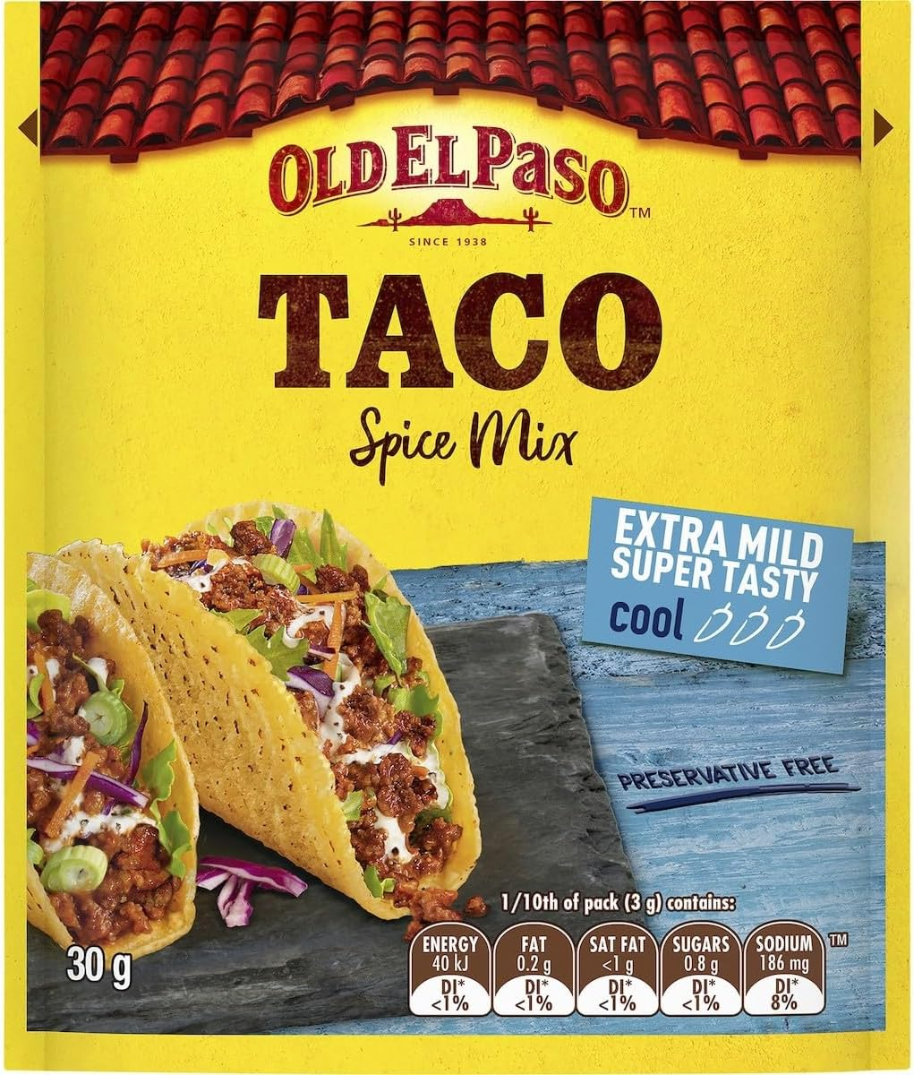 Old El Paso Mild Taco Spice Mix 30 G image number 1