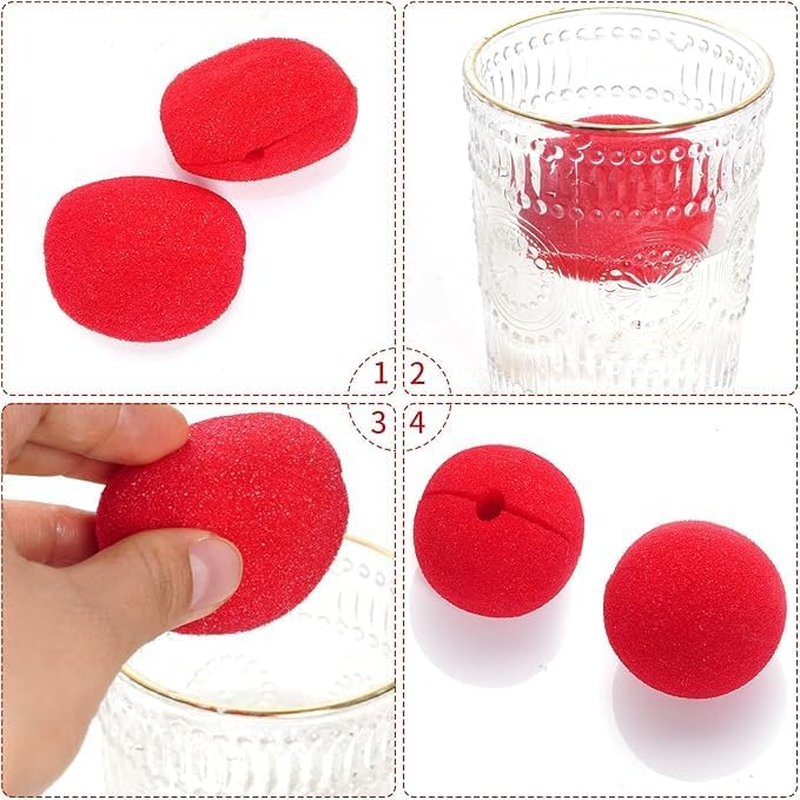 Clown Costume Set Nose Bow Tie White Gloves Rainbow Wig Accessories for Clown Parties Pretend Play Carnivals Women Men Adults image number 2