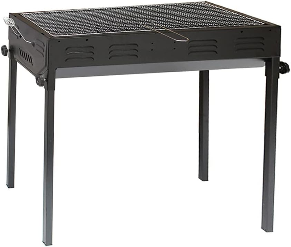 Large Size Portable Hibachi Outdoor BBQ Barbecue Grill Sets Charcoal Picnic Hiking Party Festival Camping image number 1