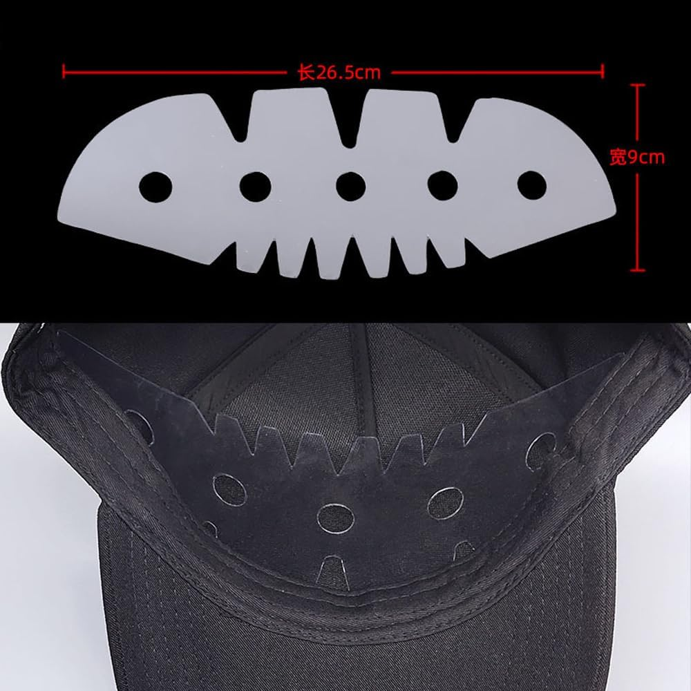 SAHENITEANA 30Pcs Baseball Crown Inserts,White Baseball Caps Inserts,Baseball Hat Crown Inserts Hat Shaper Hat Shaper for Adult Baseball Hats for Women Men Ball Sports Caps image number 2