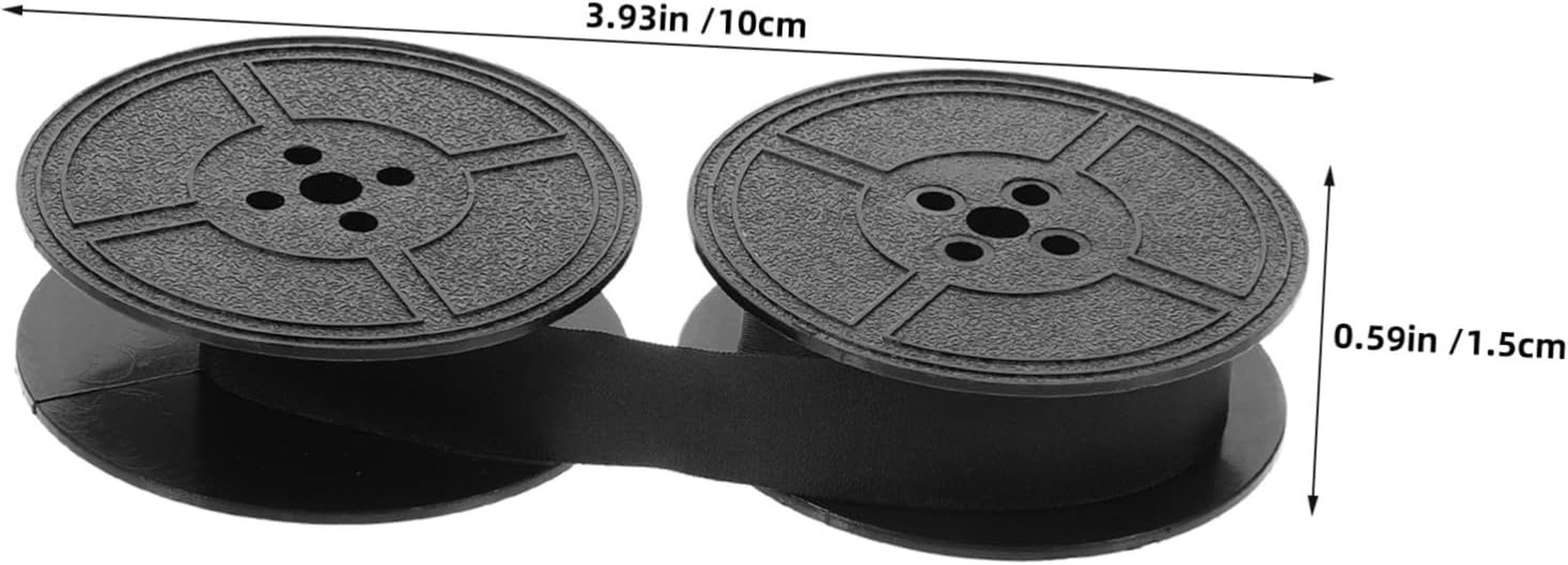 CAXUSD 3Pcs Twin Spool Typewriter Ink Ribbon Replacement for Models Nylon Compatible with Vintage Manual Typewriters for Home Office Use image number 5