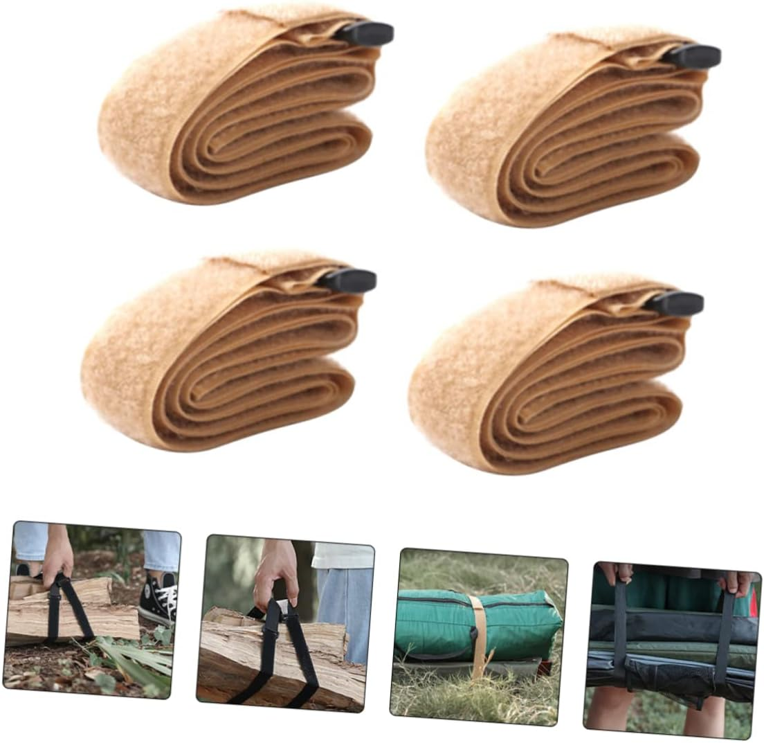 VALICLUD 24Pcs Luggage Straps for Camping and Travel Bundling Belts Adhesive Buckle Suitcase Straps for Luggage Connector and Secure Hold Random Color image number 4