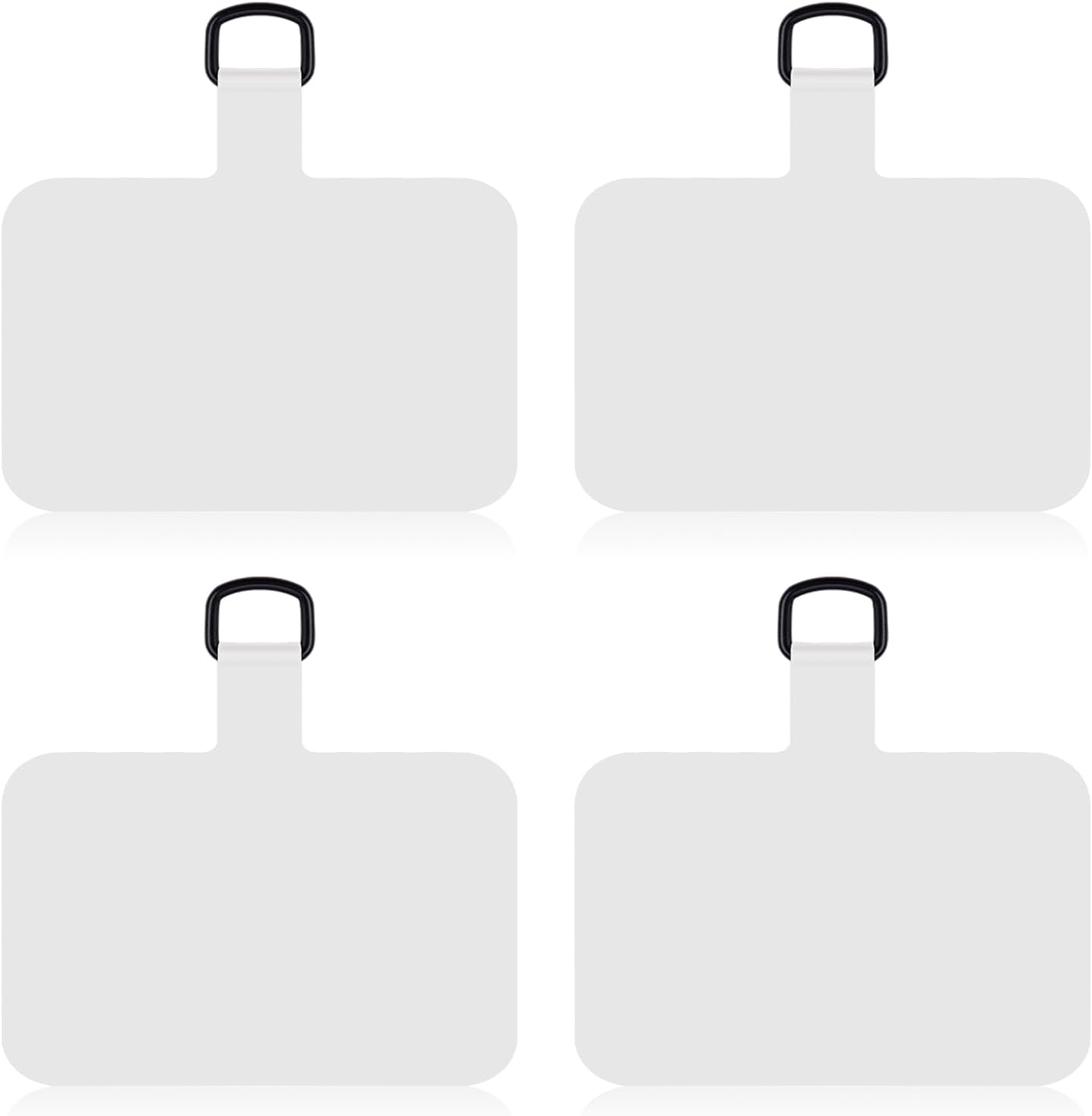 4Pcs Mobile Phone Handles, TPU Mobile Phone Lanyard Rotary 360&deg; Universal Lanyard Pad for Mobile Phone Replacement Part for Phone Belt