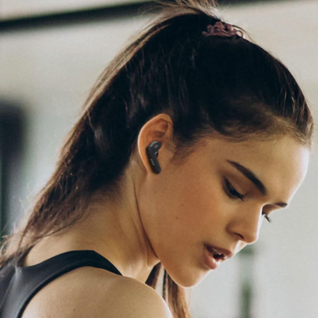 Aiwa In-Ear Buds with Stem True Wireless Earbuds, 4H+8H Battery Life, White AWCB2-WHT image number 1