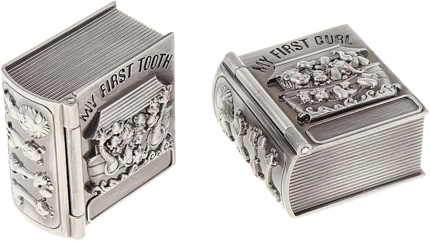 Curl Trinket Box Set Keepsake Baby Shower Birthday Gifts image number 2