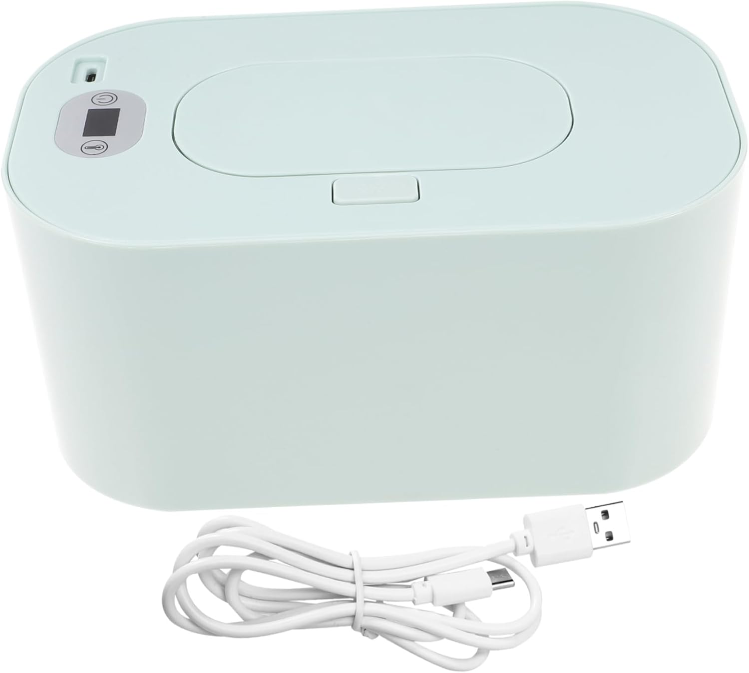 Abaodam Portable USB Baby Wipe Warmer Dispenser, Portable Wet Tissue Heater for Travel, Green Intelligent Wet Wipes Warmer Suitable for Baby Care and Diaper Use image number 1