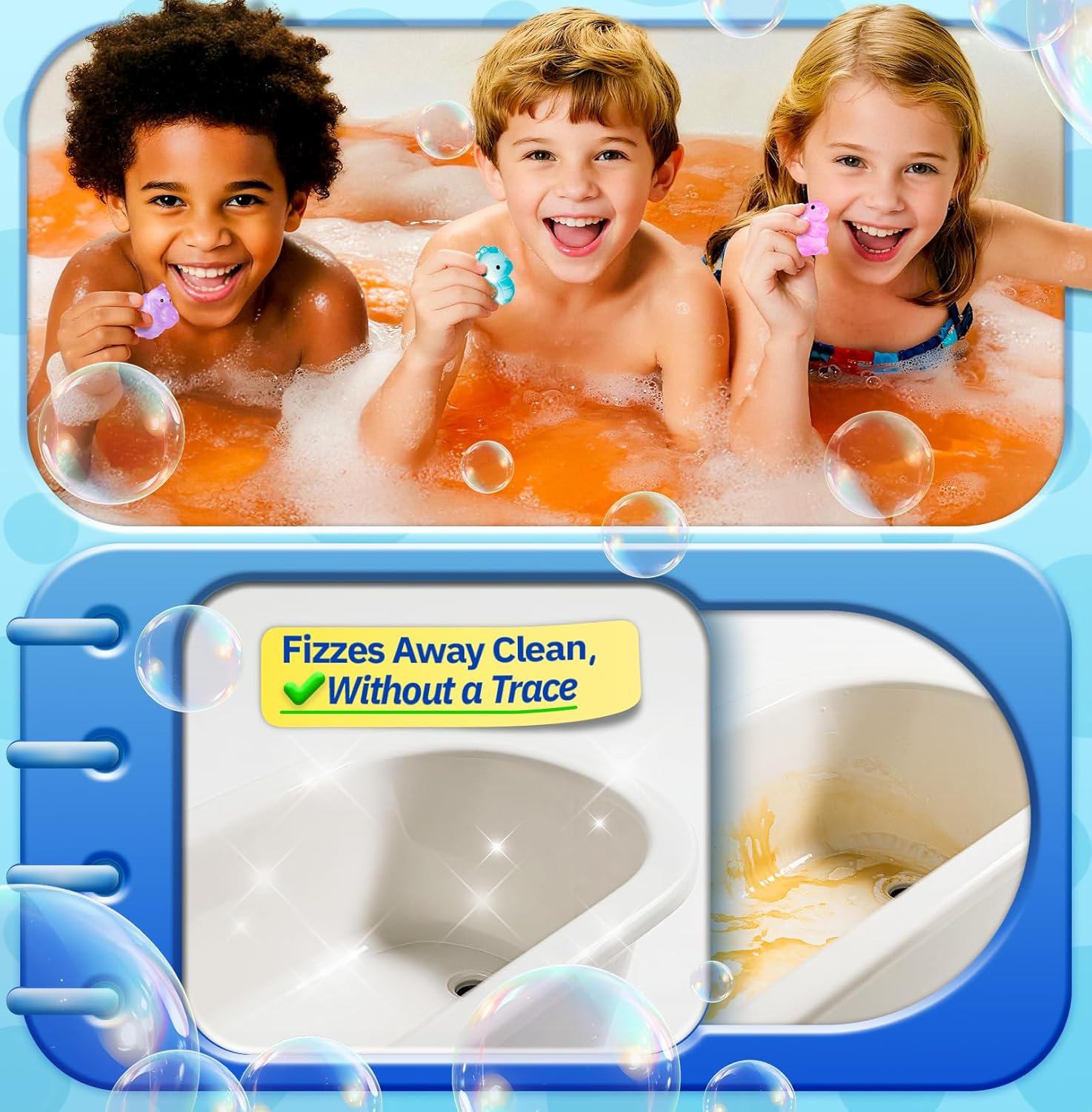 Bath Bombs for Kids with Surprise Inside, 20 Pack Handmade Bath Bomb Gift Set with Glow-In-The-Dark Toys, Fizzy Bath Balls for Fun, 2025 Advent Calendar for Boys & Girls image number 1