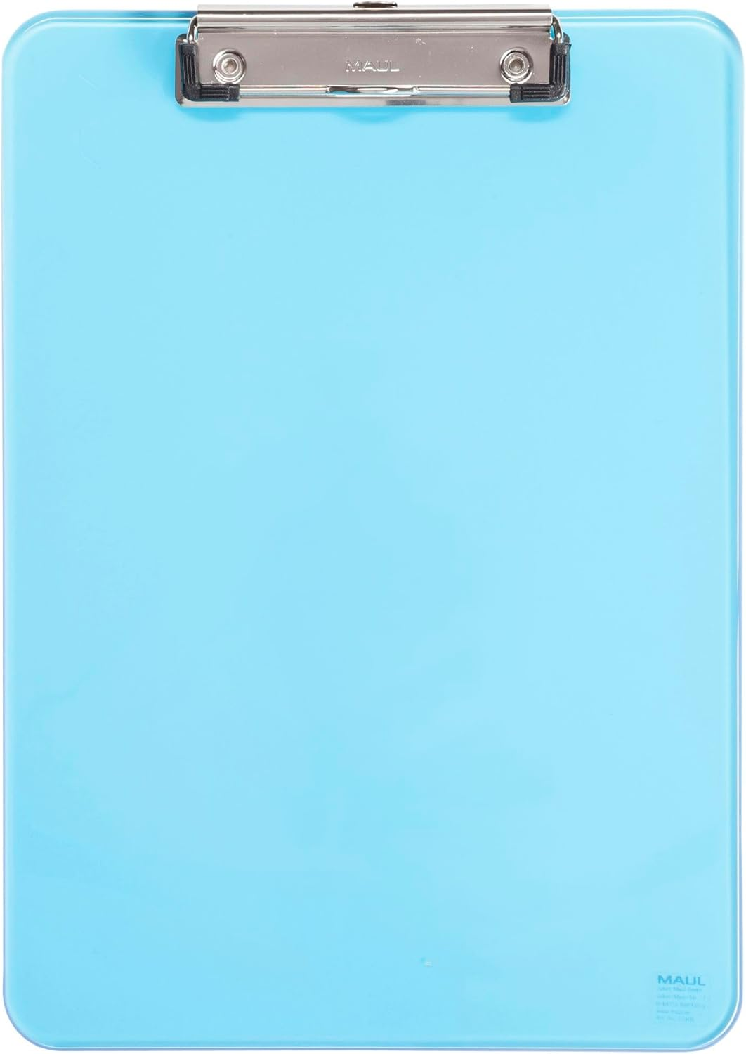 Maul Writing Board, Plastic, A4 Clipboard, Hanging Loop Green