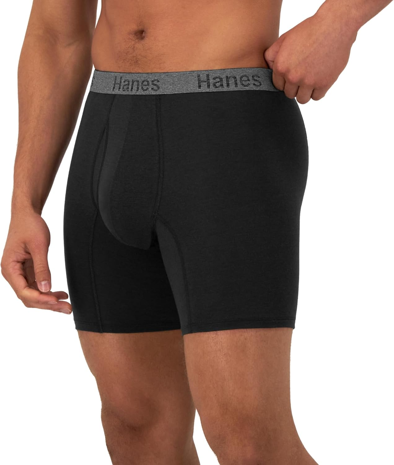 Hanes Men'S 3-Pack Comfort Flex Fit Ultra Soft Stretch Boxer Brief image number 3