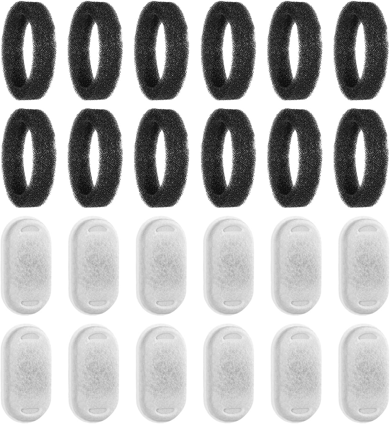 Cat Water Fountain Filter,12-Set Cat Water Filter - Home Daily Supplies for Flower Watering Dispenser Faucet Yard Everyday Aquarium image number 2