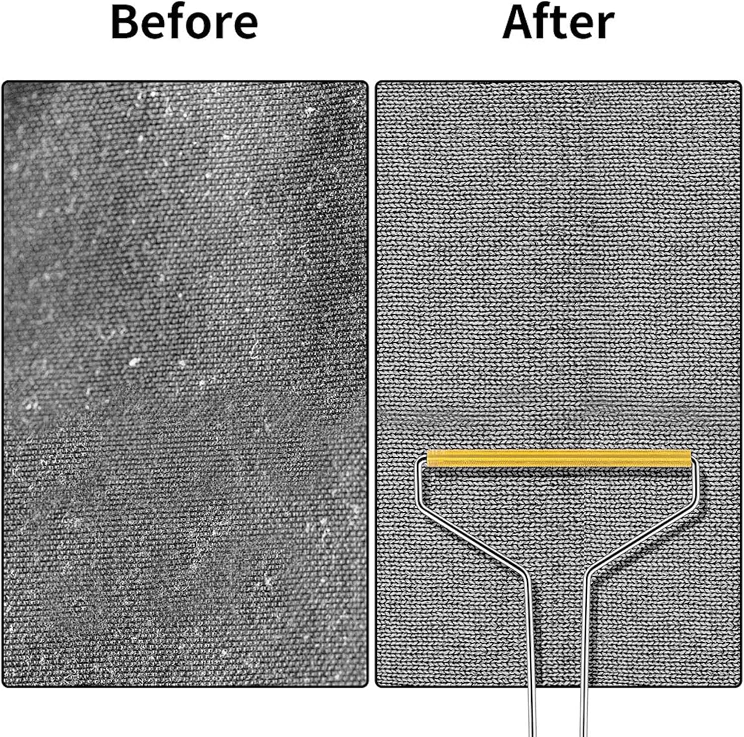 Premium Pet Hair Remover, Lint Remover, Lint Shaver, Reusable Double Sided Lint Roller with Handle, Easy to Clean Pet Fur, Efficiently Removes Dog Hair & Cat Hair Dust in Carpets and Furniture image number 4