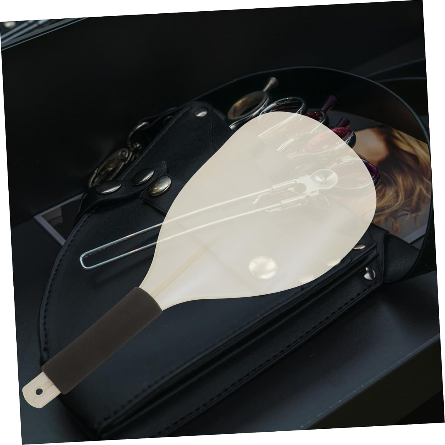 BIUDECO Hairdressing Salon Cover Hairspray Shield Mask for Barber Plastic Face Mask Cover