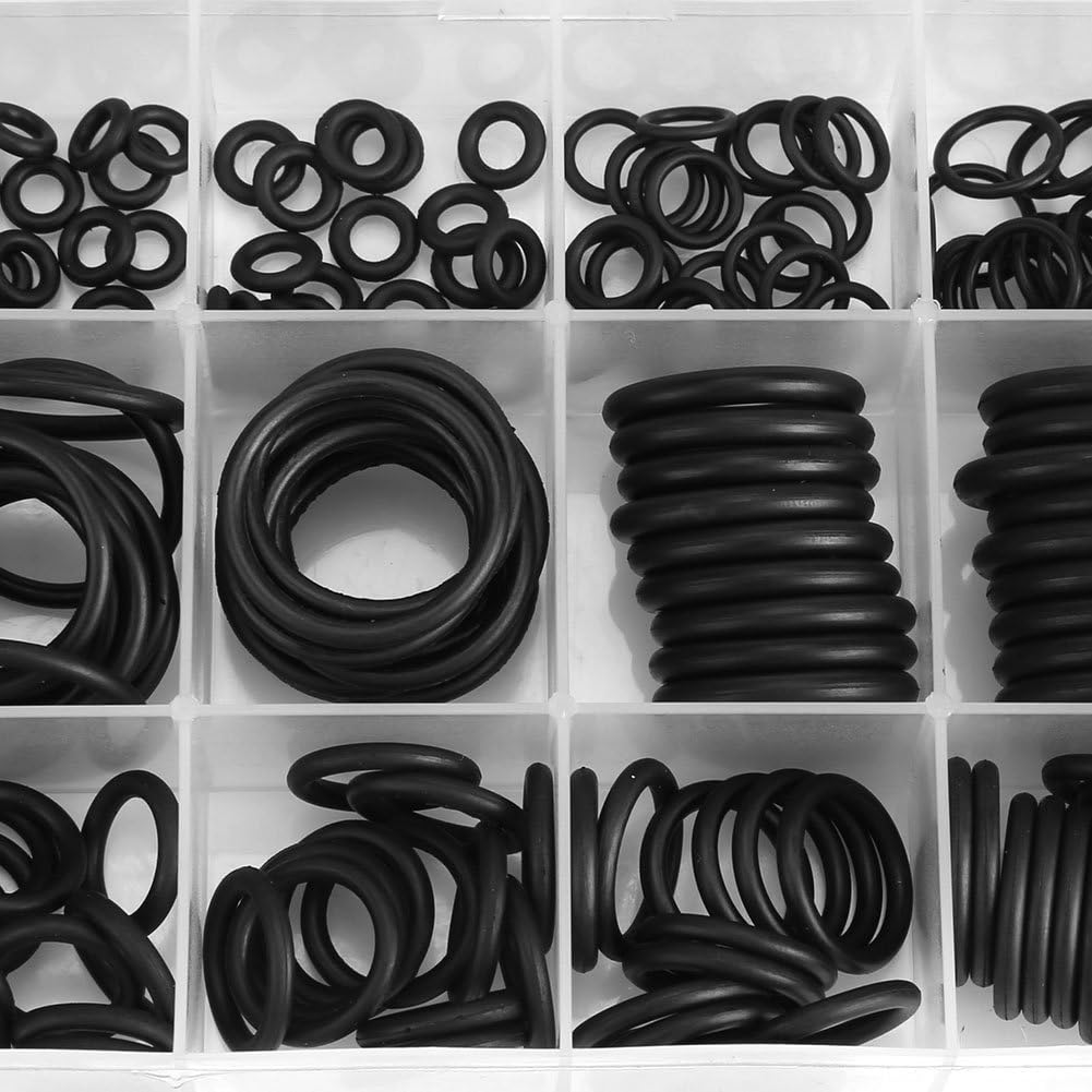 279Pcs/Set O Rings Assortment, 18 Sizes Rubber O-Ring Assortment Set Hydraulic Plumbing Gaskets Seal Kit, O Ring Kit image number 3