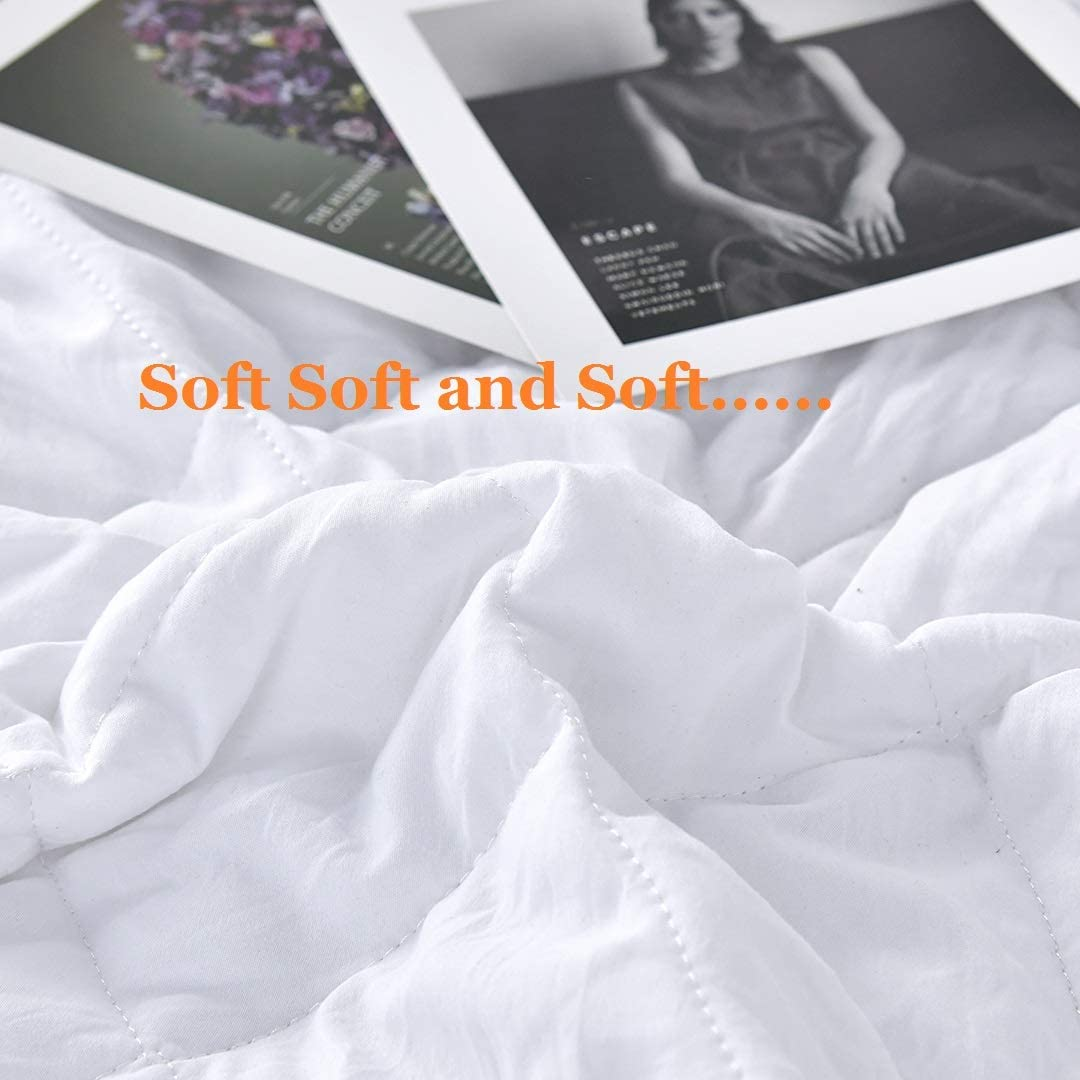 Queen'S House Shabby Dust Ruffle White Bed Skirts King-02 image number 5