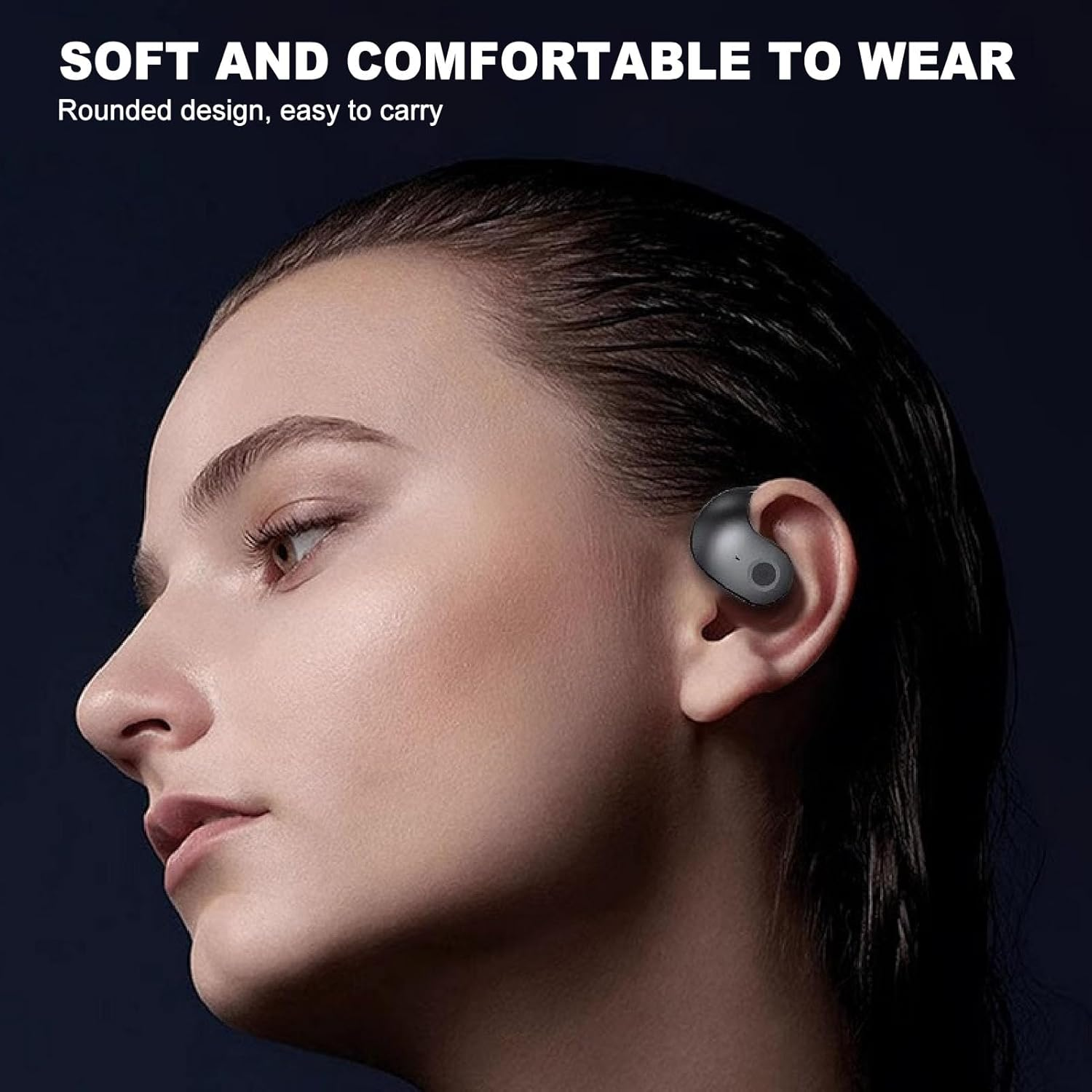 XUMIUZIY Language Translation Earbuds, Wireless Translator Earbuds with 80 Languages, 14 Voices, 4 Modes, Hifi Stereo Headphones, High Accuracy for Travel, Business, Learning (Black) - Black image number 5