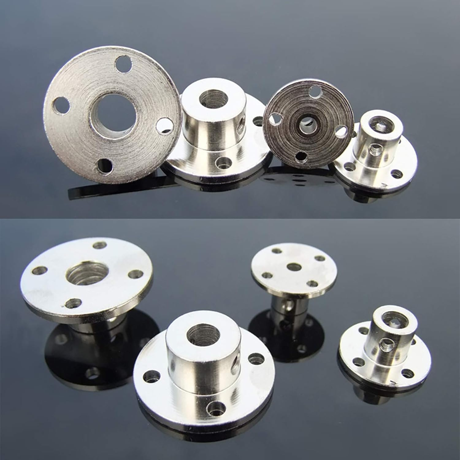 Tooloflife 4/5/6.35/8/10/12/14Mm Rigid Flange Coupling Motor Guide Shaft Coupler Motor Connector