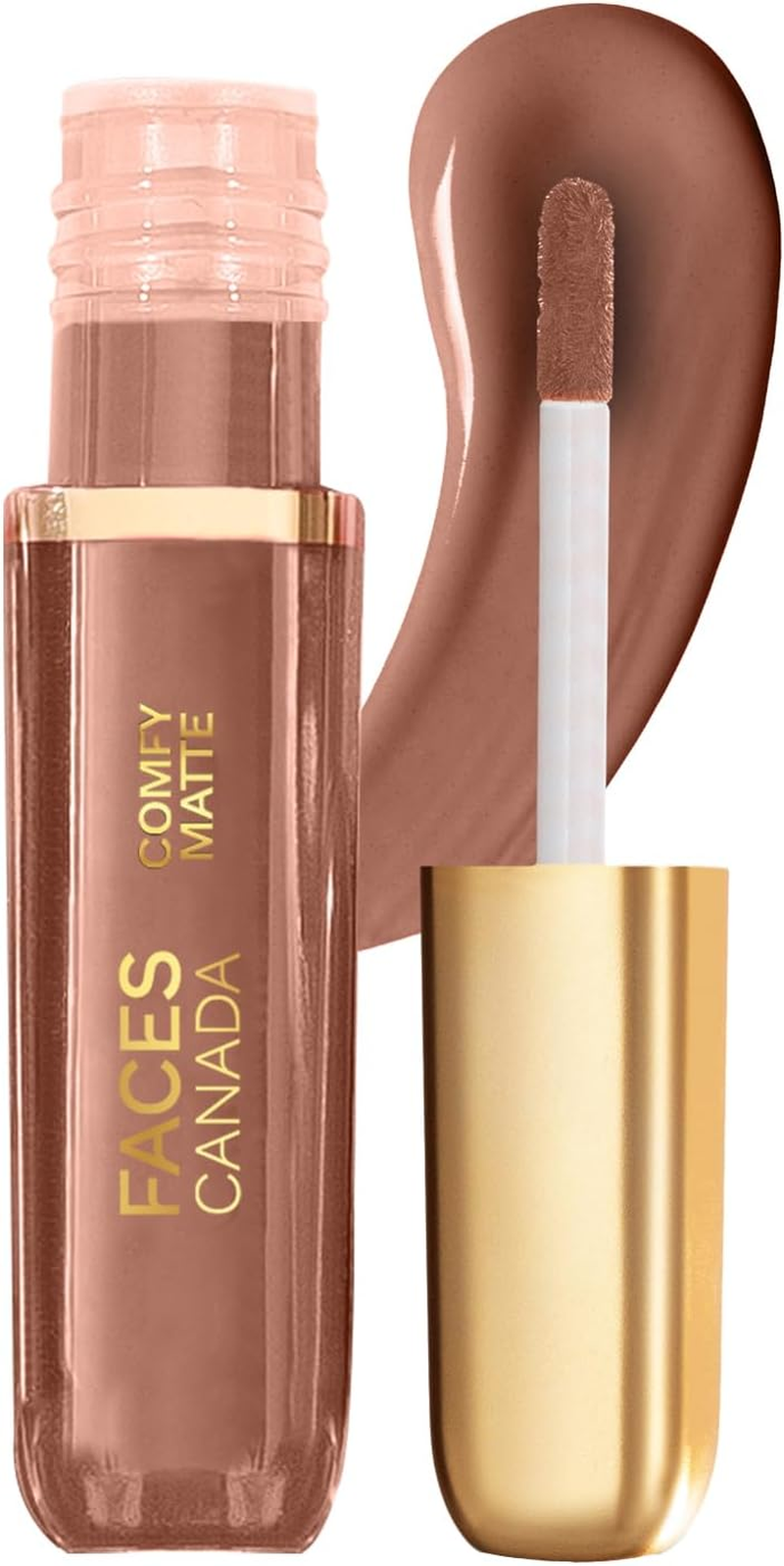 FACES CANADA Comfy Matte Liquid Lipstick - No Big Deal 12, 3 Ml | Comfortable 10HR Longstay | Intense Matte Color | Almond Oil & Vitamin E Infused | Super Smooth | No Dryness | No Alcohol