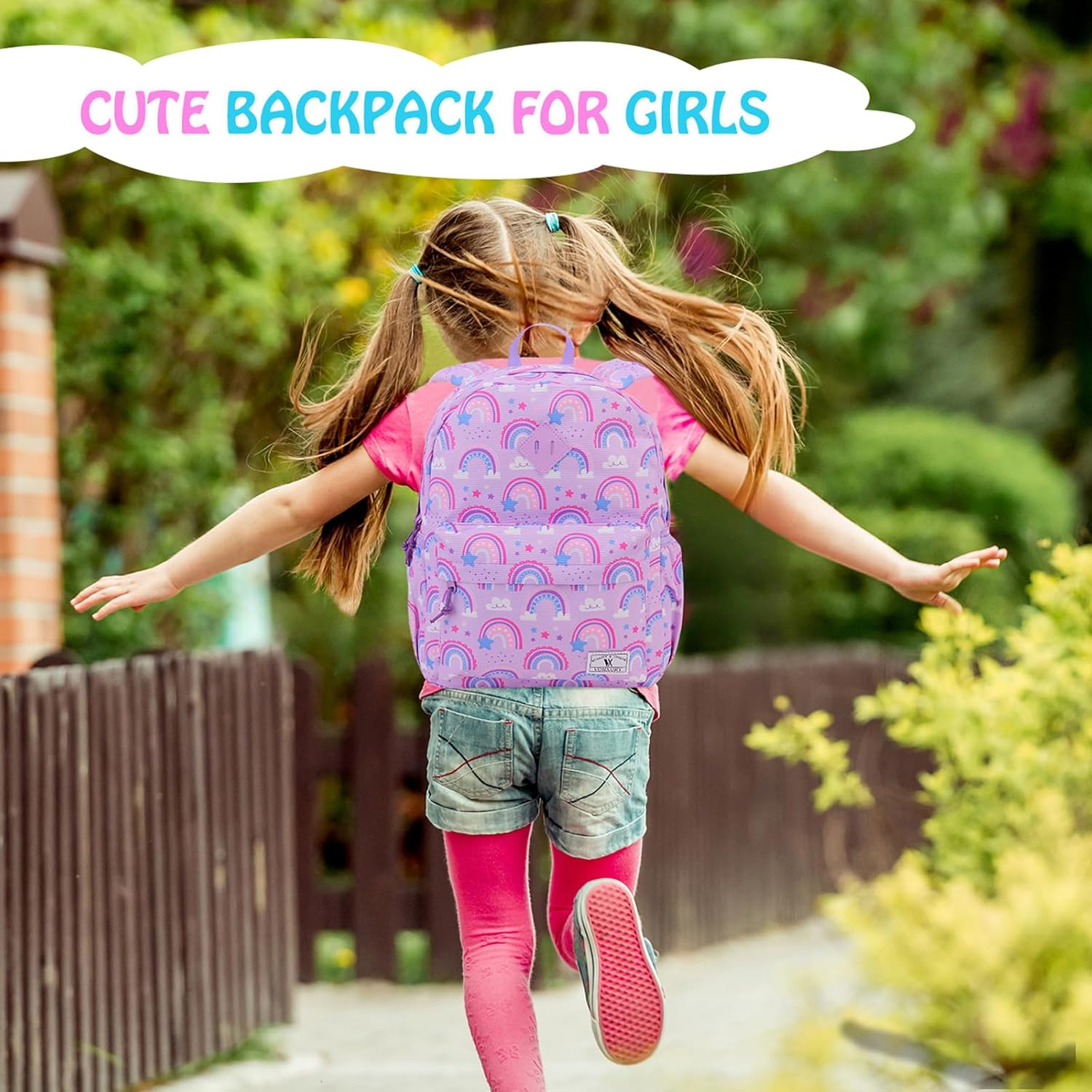 VX VONXURY Toddler Backpack for Boys Age 2-6，Small Kids Preschool Book Bag for Kindergarten Girls Fit A4 Folder - Black image number 3