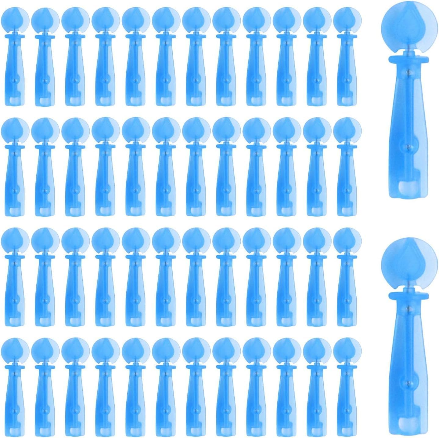 50Pcs Disposable Blackhead and Blemish Remover Tools for Acne, Whitehead, Comedone Removal - Pimple Popper Set for Salon and Home Use(Blue） image number 1