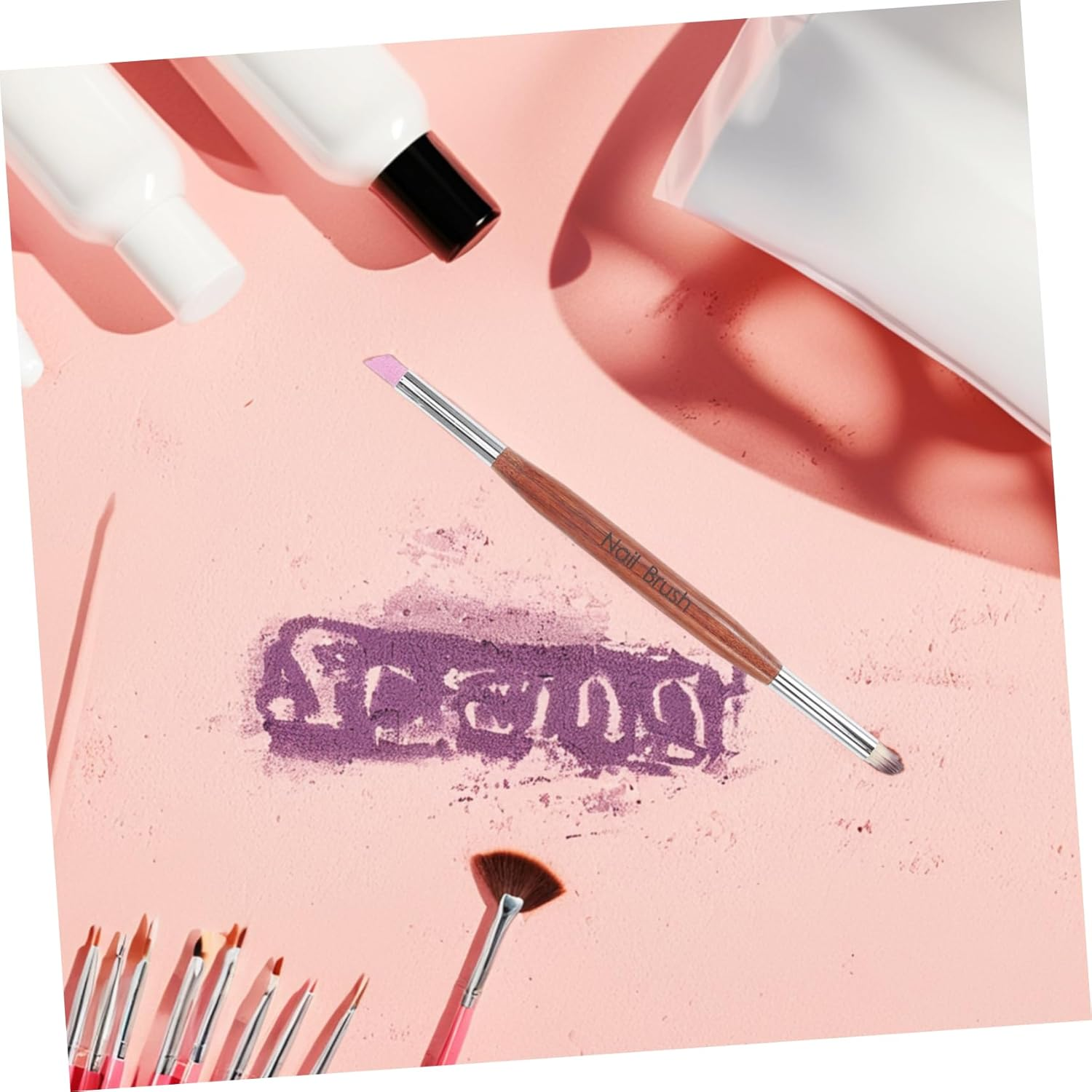 Gogogmee Nail Art Engraving Pen Double Ended Gel Brush for Painting Manicure Cleanup Corrector Cuticle Remover Salon Tool image number 5