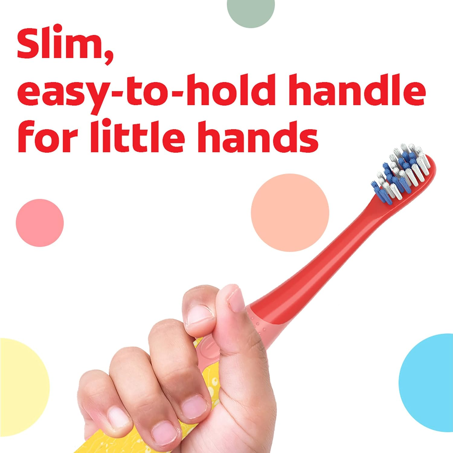 Colgate Kids Battery Powered Toothbrush, Kids Battery Toothbrush with Included AA Battery, Extra Soft Bristles, Flat-Laying Handle to Prevent Rolling, Pokemon Toothbrush, 1 Pack (Style May Vary) image number 6