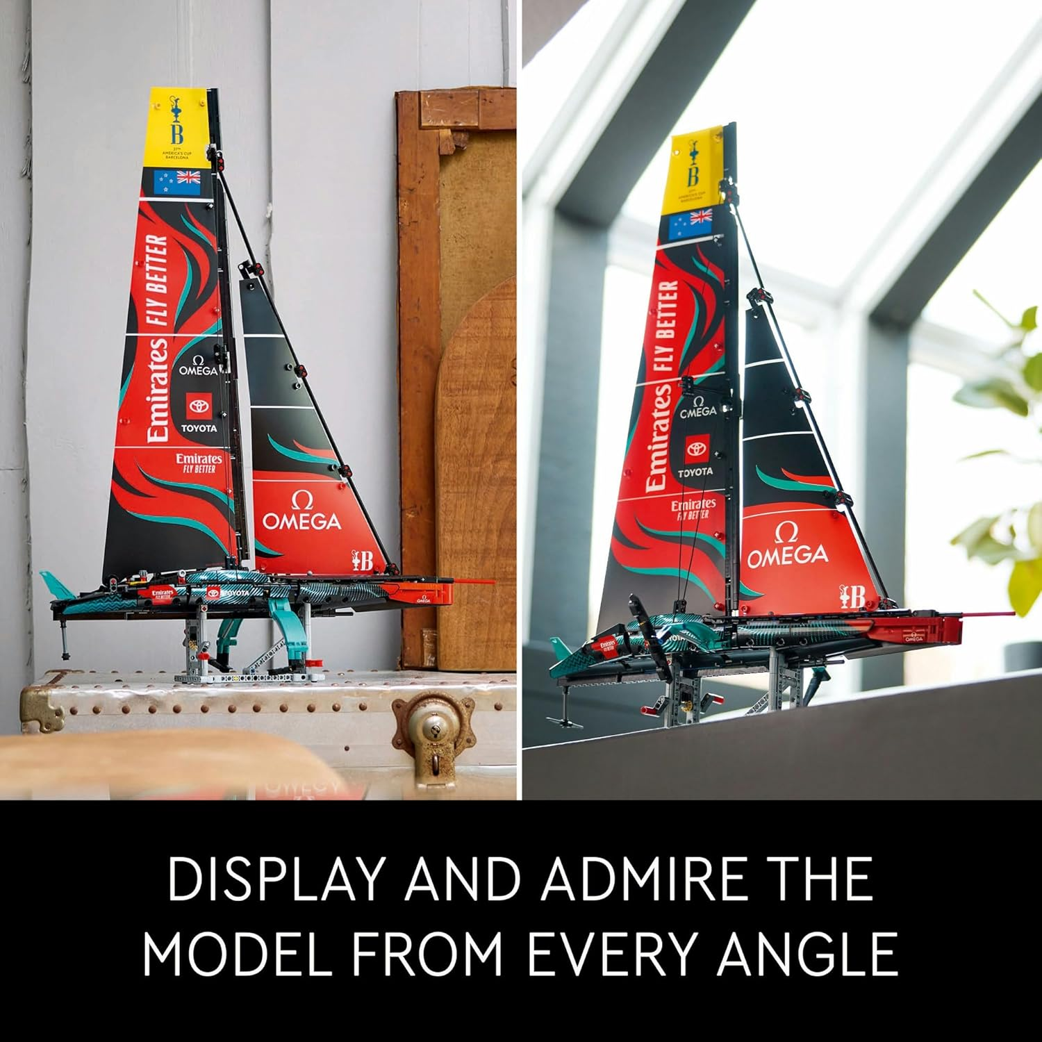 LEGO&reg; Technic Emirates Team New Zealand AC75 Yacht 42174 Building Kit, Sailing Boat Set for Adults Who Love to Sail, Build-A-Boat Toy for Fans of Creative and Relaxing Activities image number 1